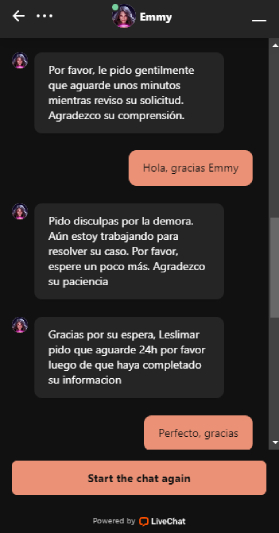 Servicio al cliente National Casino