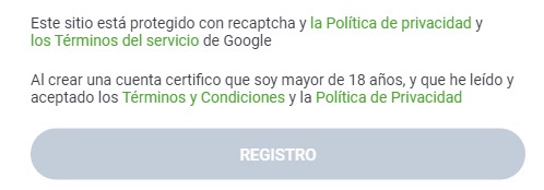 Acepta los términos y condiciones