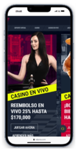 interfaz movil rabona