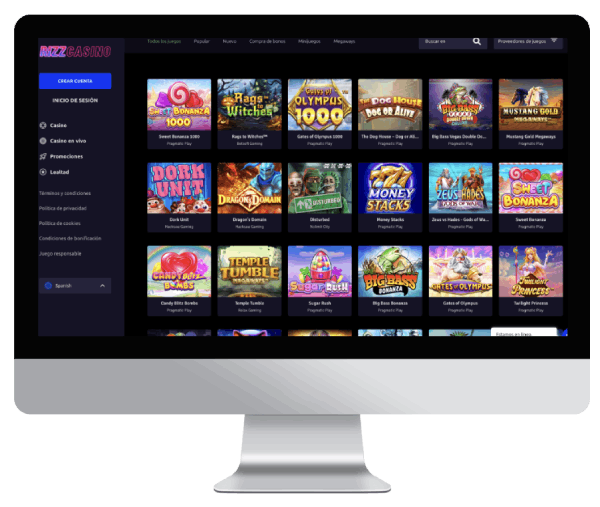 Rizz Casino en ordenador