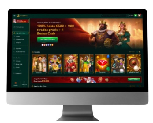 interfaz Casinia Casino