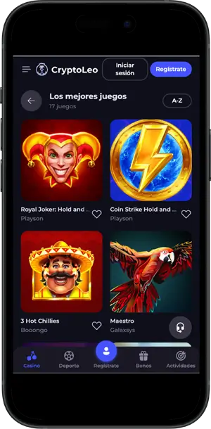 movil cryptoleo casino