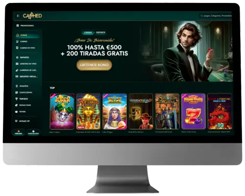 usabilidad cashed casino
