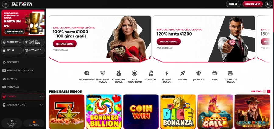 El nueveo casino sin licencia Betista