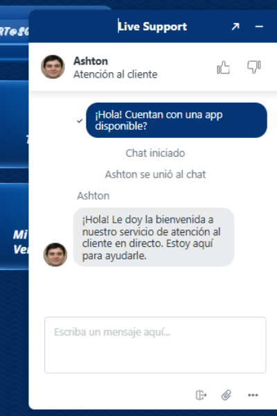 Servicio de atención al cliente en SG Casino