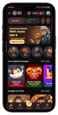 Interfaz movil VinciSpin