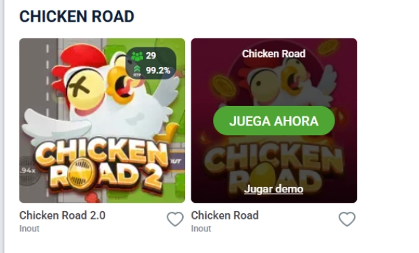 Modo demo de Chicken Road
