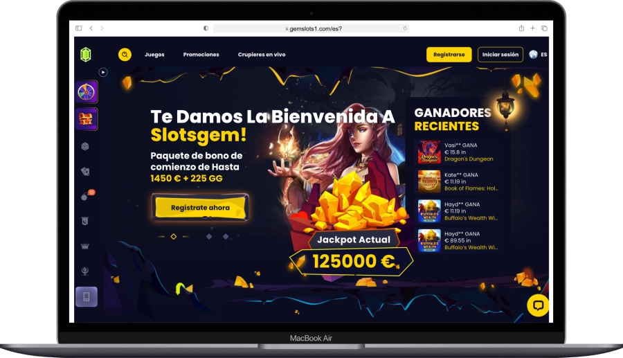 SlotsGem en el ordenador