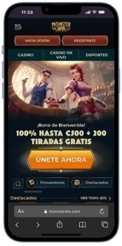 Monsterwin en movil