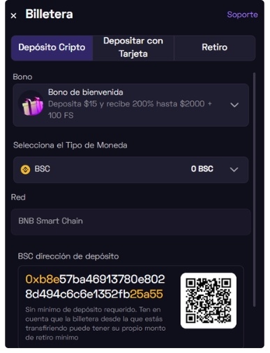 deposito 1 euro en casino paso 2
