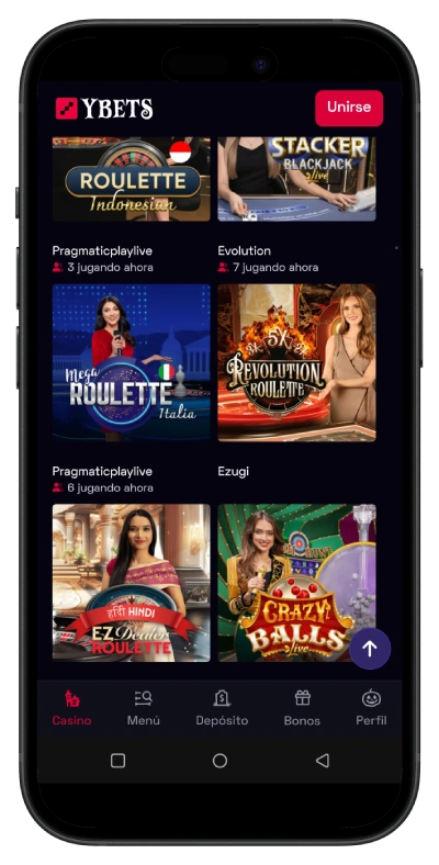 casino en vivo android casino