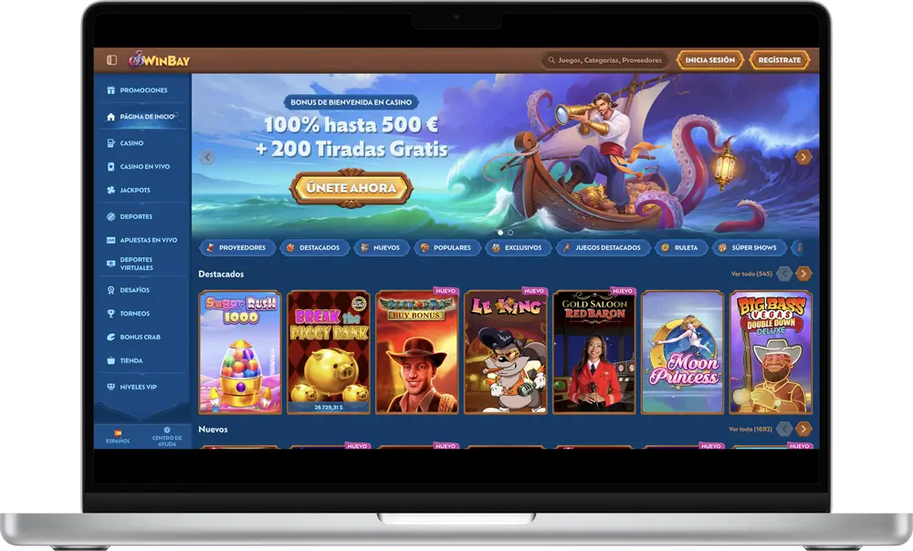 usabilidad winbay casino