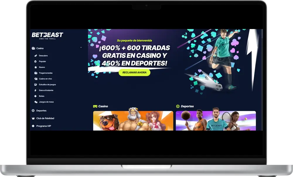 usabilidad betbeast